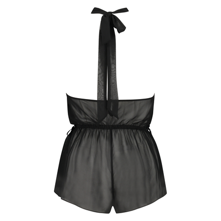 Combinaison brod&eacute;e, Noir