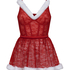Wired Slipkleid Sexy Santa, Rot