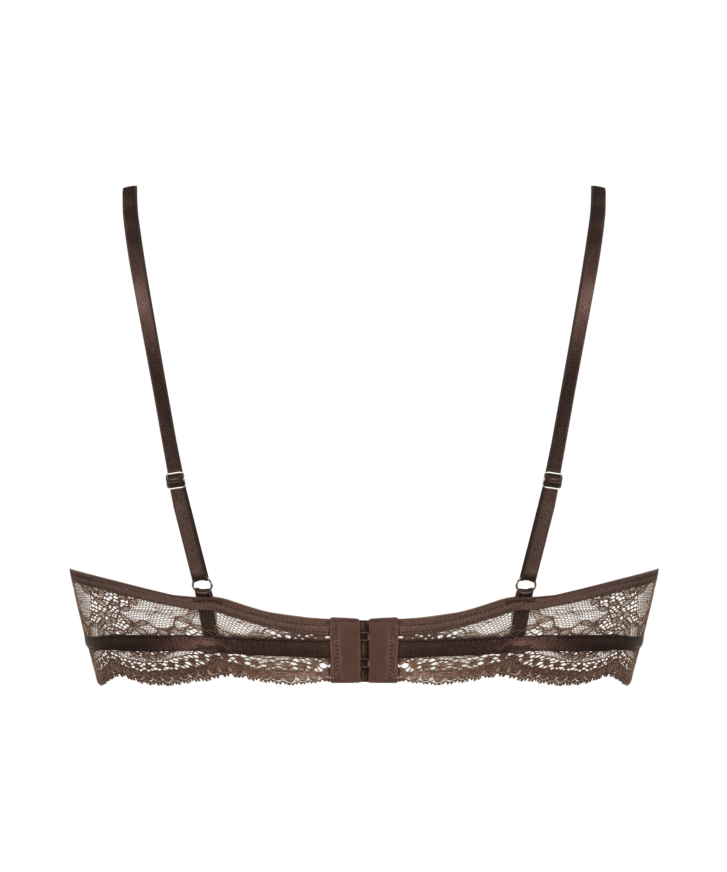 Soutien-gorge non-rembourr&eacute; &agrave; armatures Isabelle, Marron, main