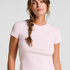 Pyjamatop Rib Crew Neck, Rose