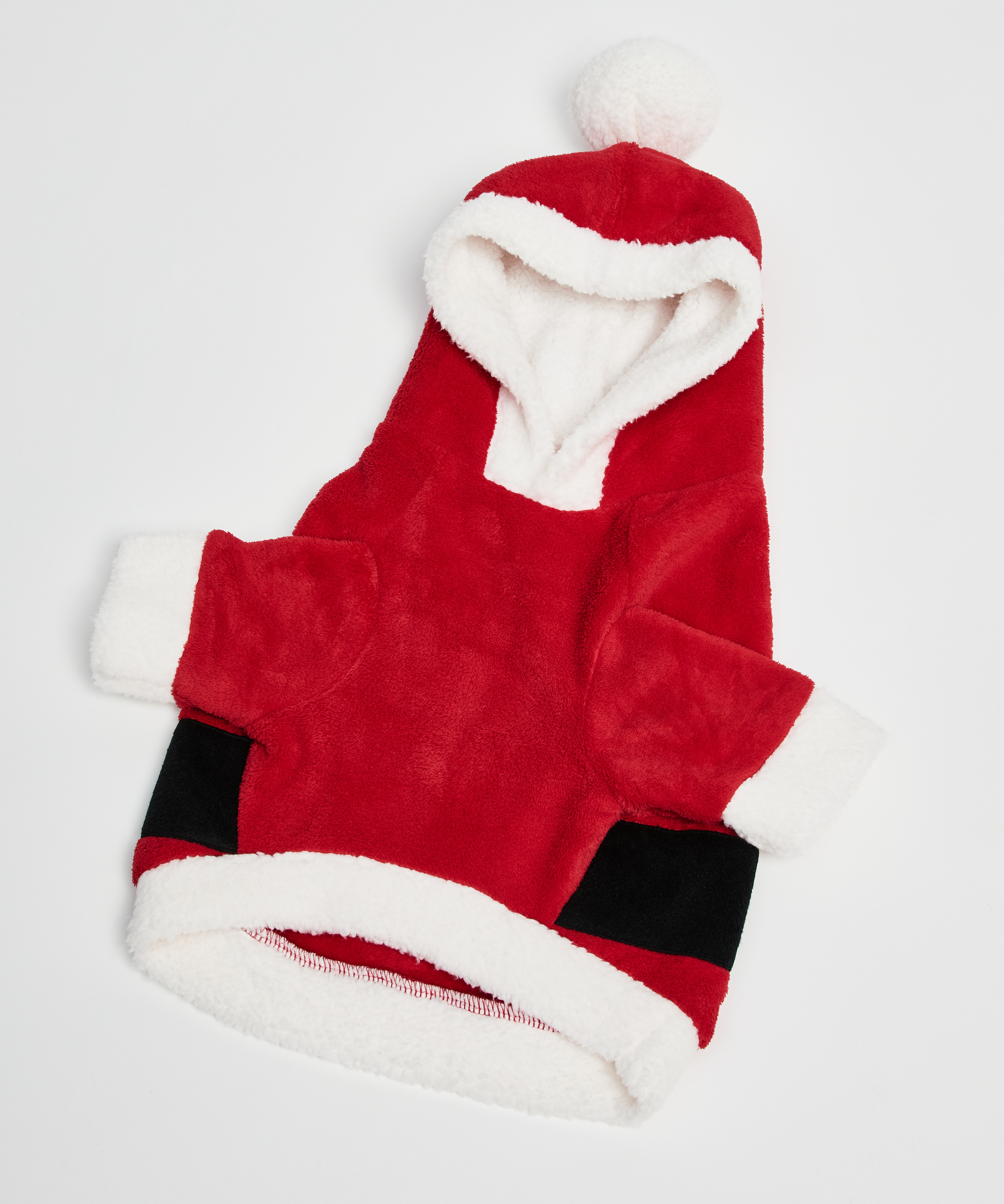 Fleece Hunde-Onesie, Rot, main