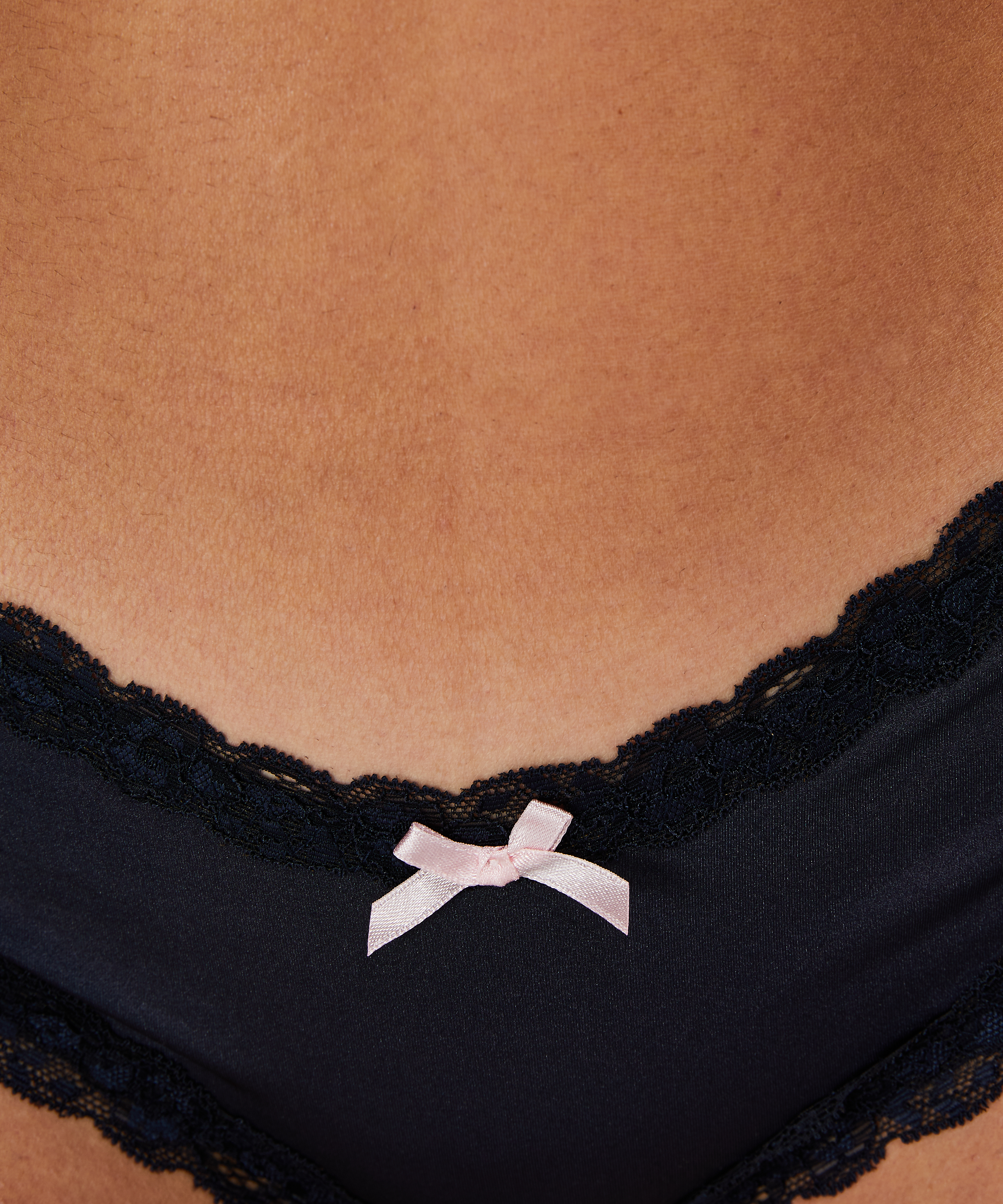 Slip br&eacute;silien V-shape micro, Bleu, main