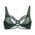 Soutien-gorge rembourr&eacute; demi-bonnet &agrave; armatures longline Iggy, Vert