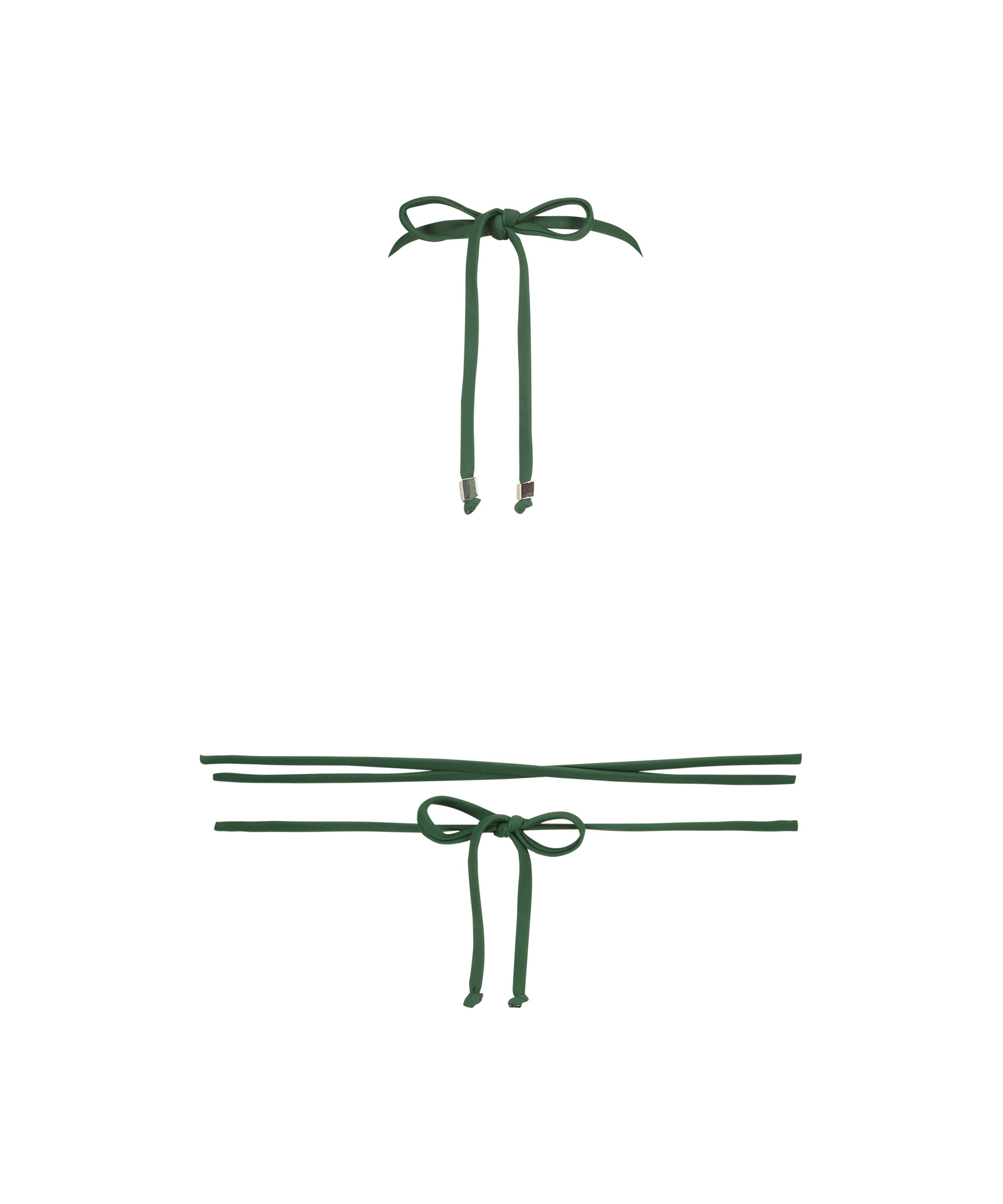 Triangel-Bikinioberteil Digura, Gr&uuml;n, main