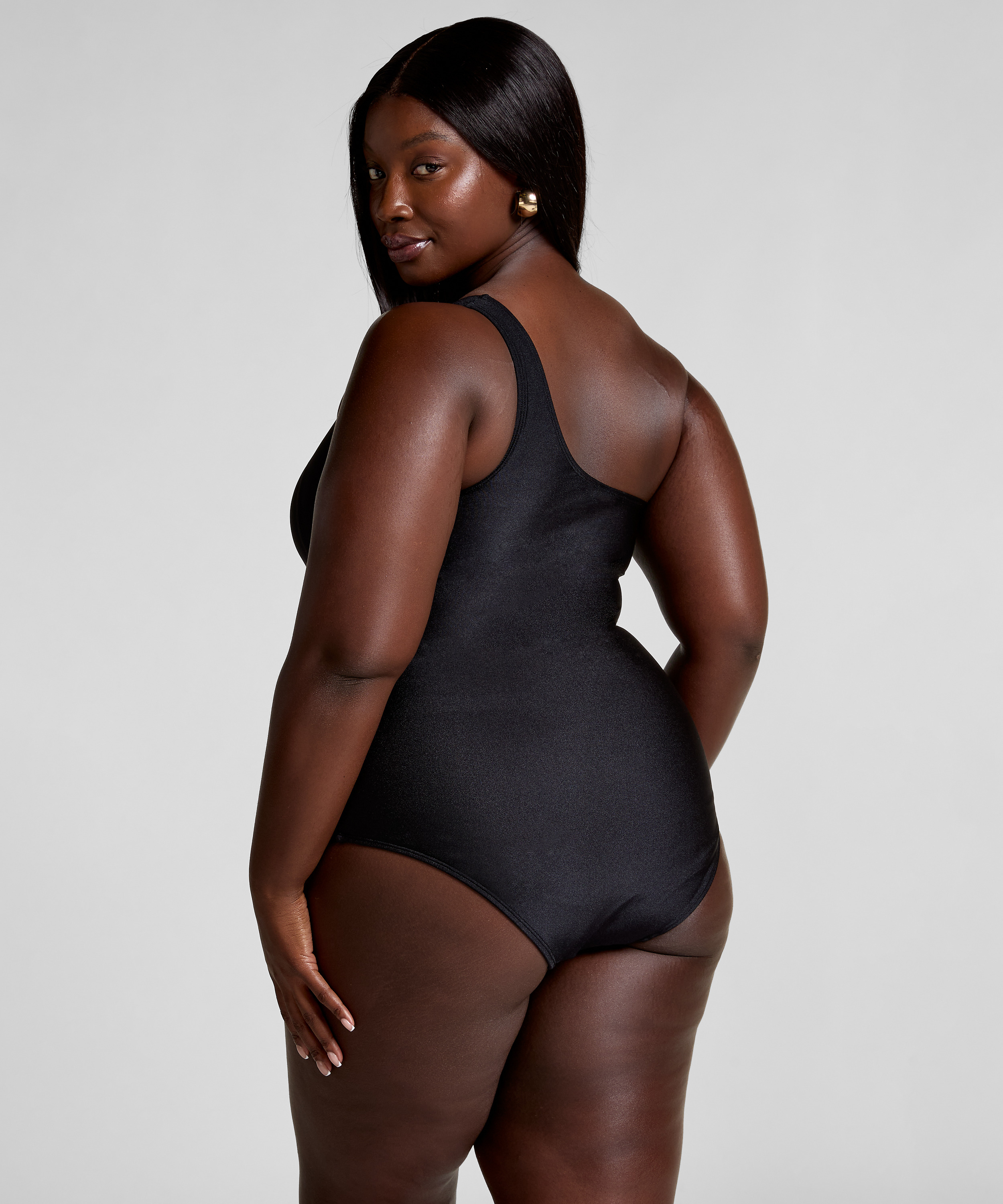 Maillot de bain Shaping Shell Mesh, Noir, main