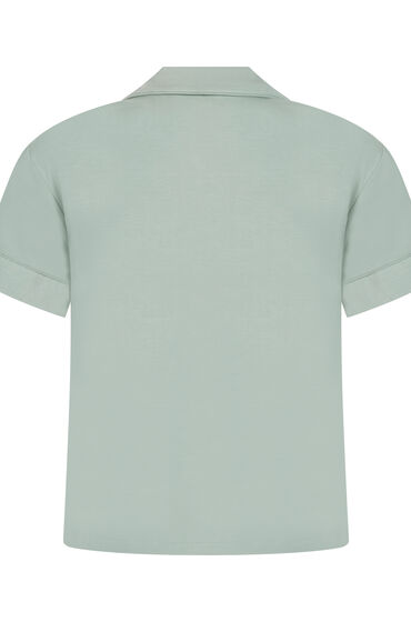 Hunkemöller Essential Jersey Short-Sleeved Jacket Green
