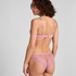 Lot de 5 slip brésilien invisible Lace Back, Rose