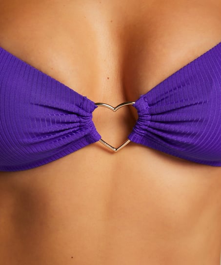Bikini-Crop-Top Eclipse, Lila