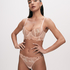 Soutien-gorge longline à armatures non préformé Sher, Rose