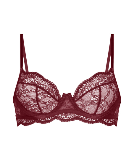 Soutien-gorge non-rembourré à armatures Isabelle, Rouge