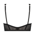 Soutien-gorge à armatures préformé longline Amelie, Noir