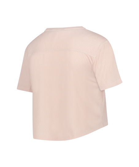 HKMX Crop Top Mesh, Rose