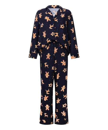 Pyjama-Set Gingerbread, Blau
