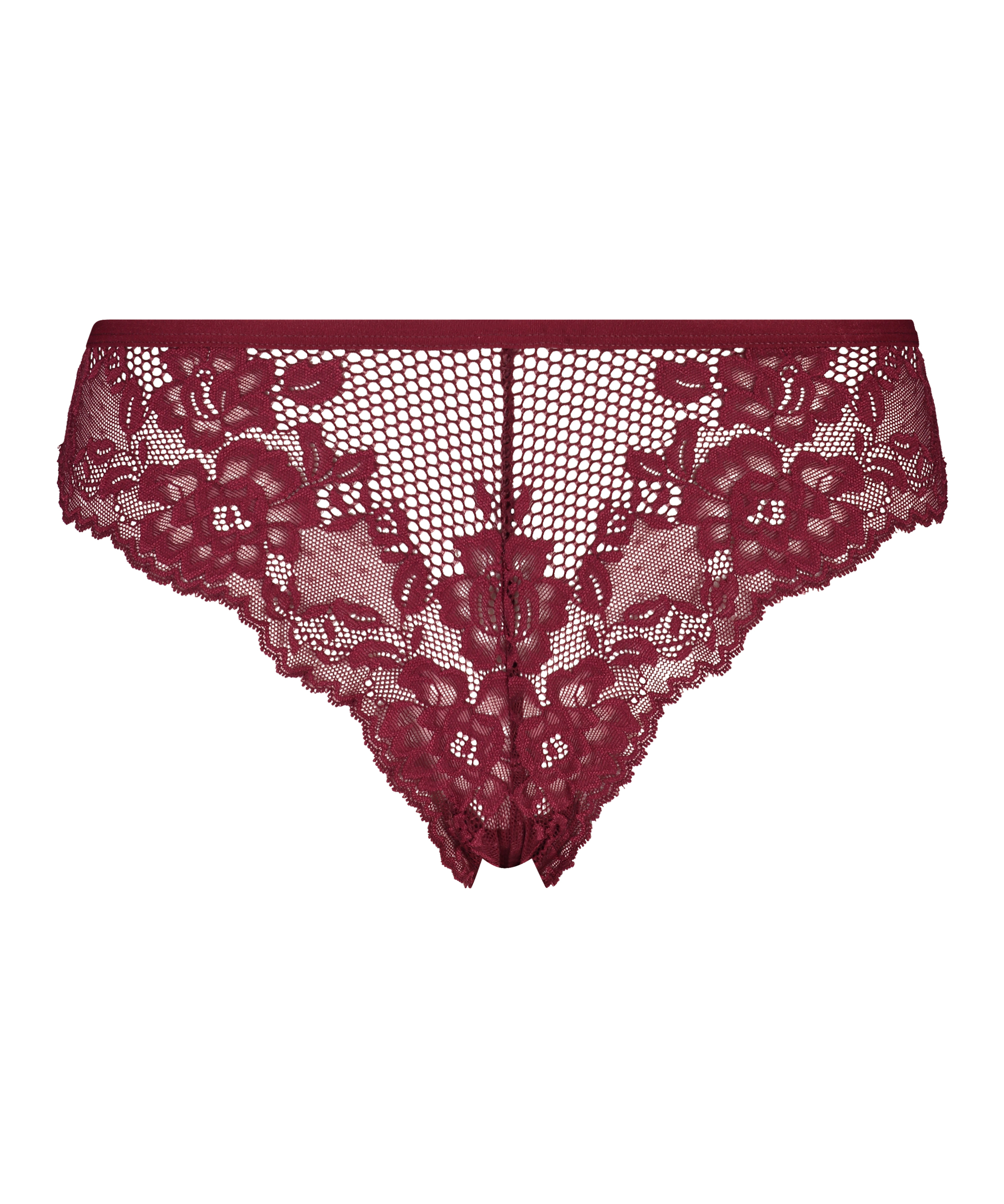 Slip brésilien Bianca, Rouge, main