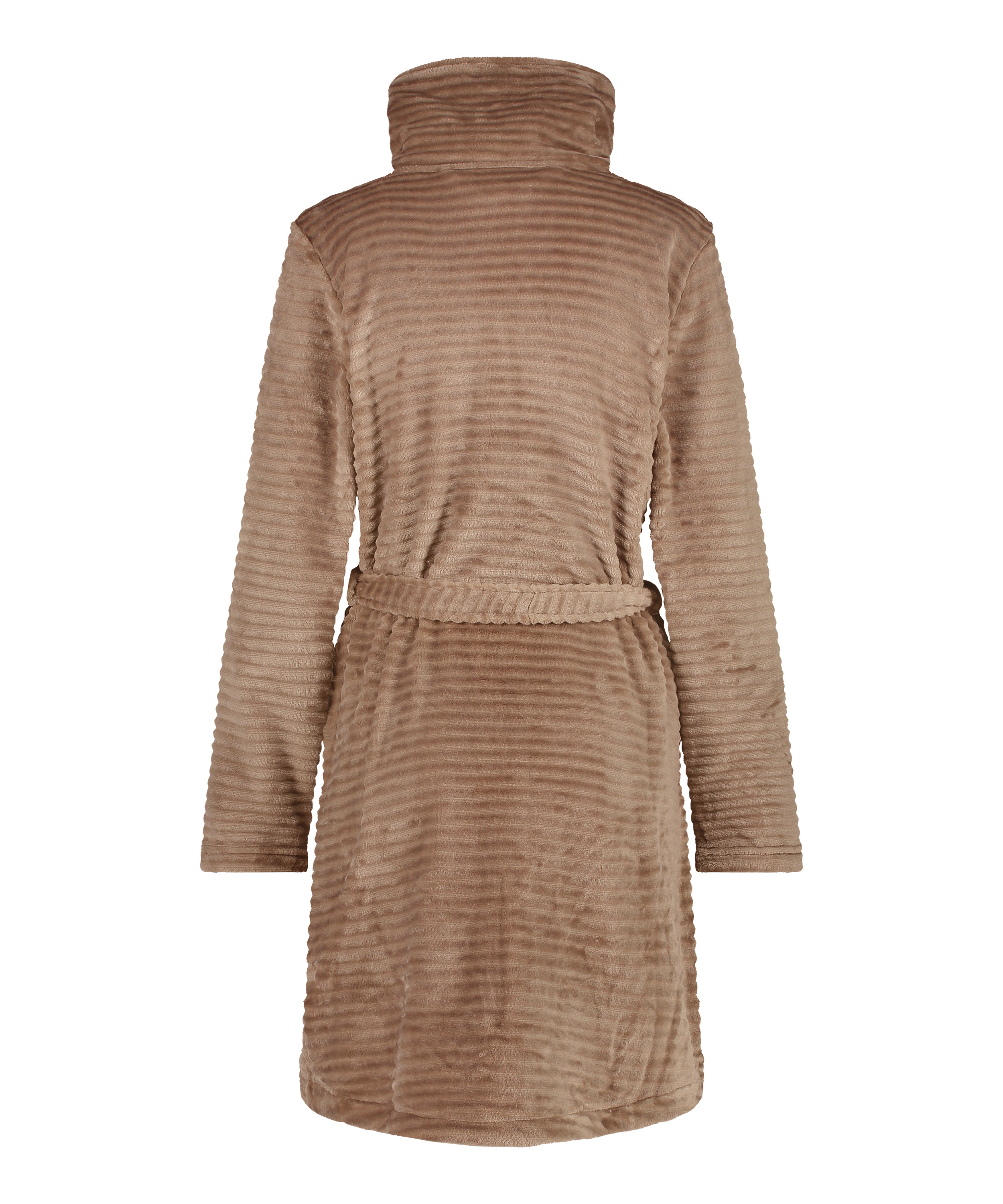 Bademantel Zip Fleece, Grau, main