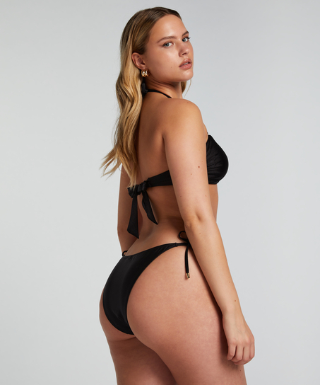 Haut de bikini Bandeau Yucatan, Noir