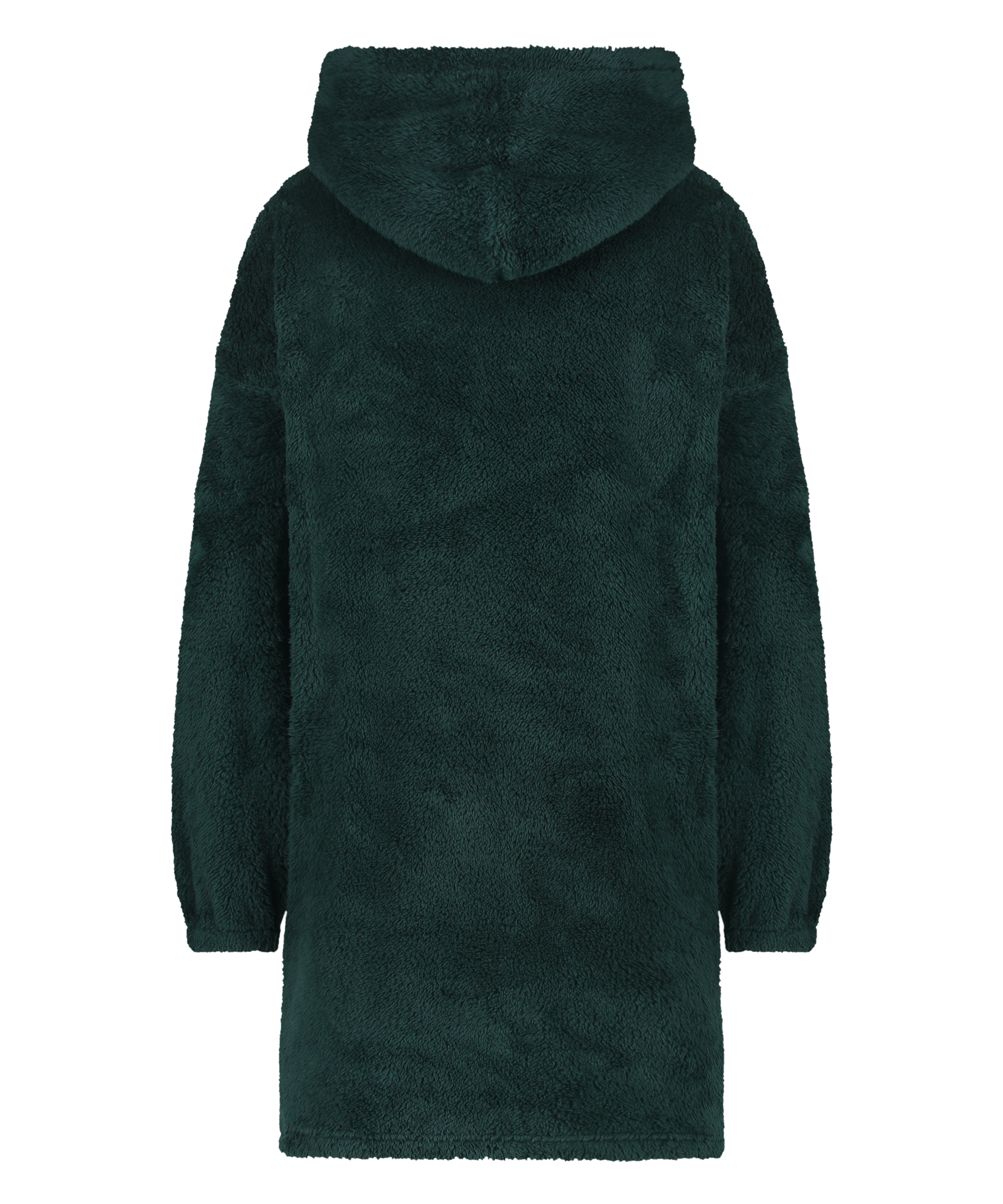 Kleid aus Snuggle Fleece Lounge, gr&uuml;n, main