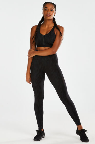 Hunkemöller Legging de sport taille haute HKMX Mojave Noir
