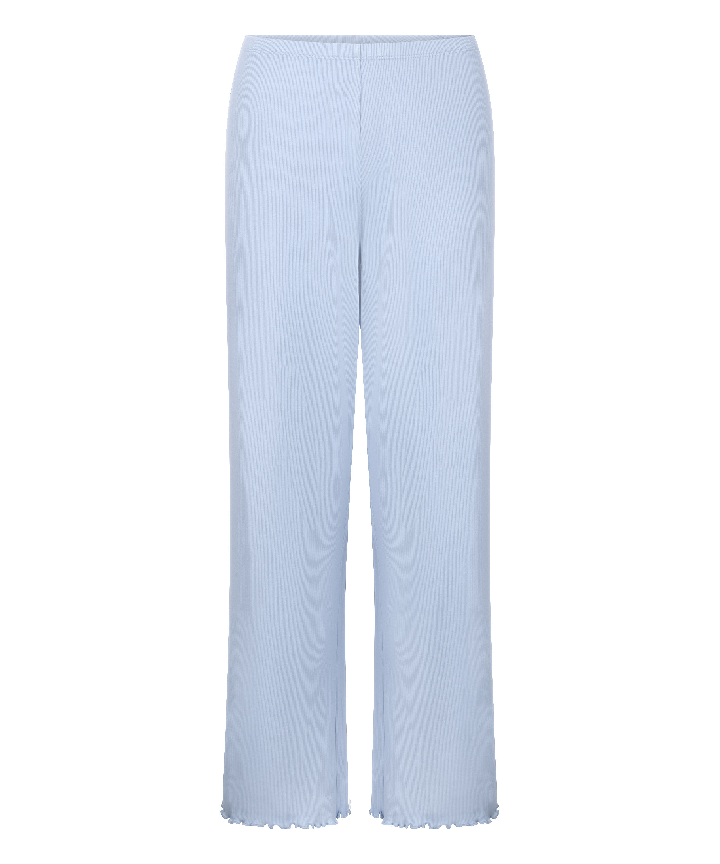 Gerippte Hose, Blau