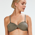 Bandeau Bikinioberteil Fango, Braun