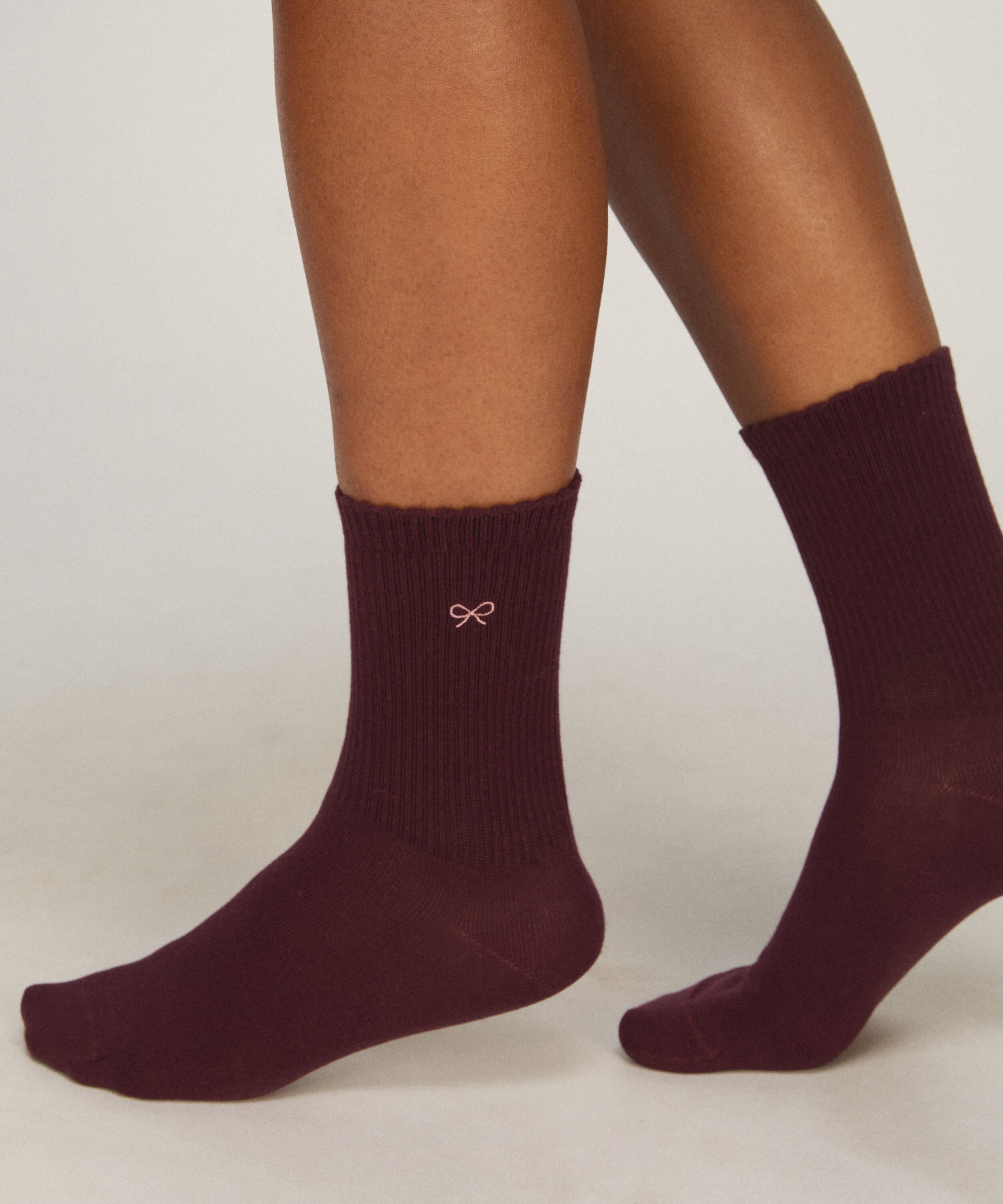 2 Paar Baumwoll-Crew-Socken