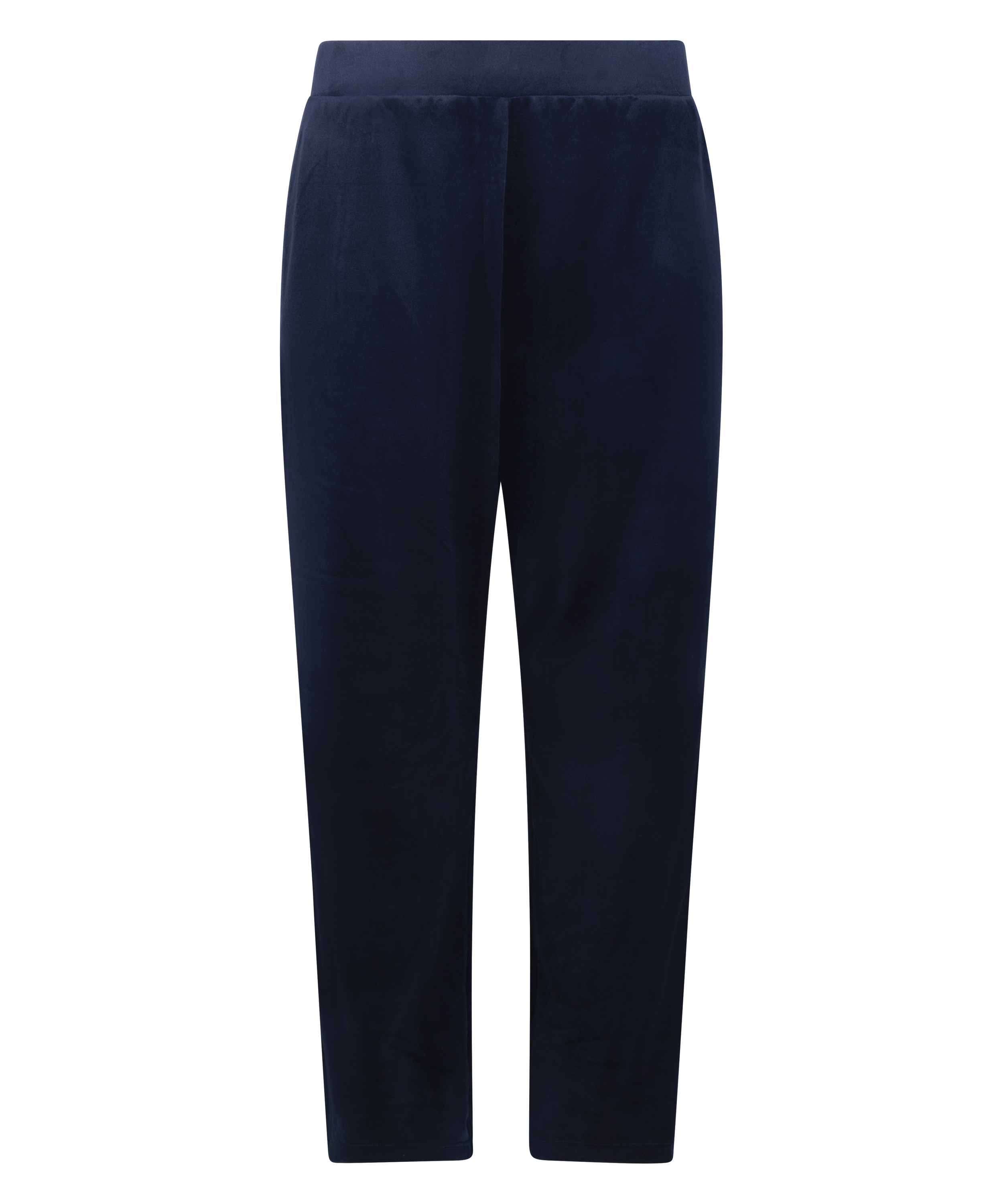 Pantalon de pyjama velours, Bleu, main