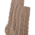 1 Paar Stricksocken, Beige