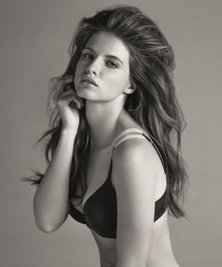 Komfortable Silikon-BH-Träger, Weiß