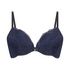 Soutien-gorge à armatures préformé push-up Marine, Bleu