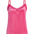 Cami Top Velours Lace, Rose
