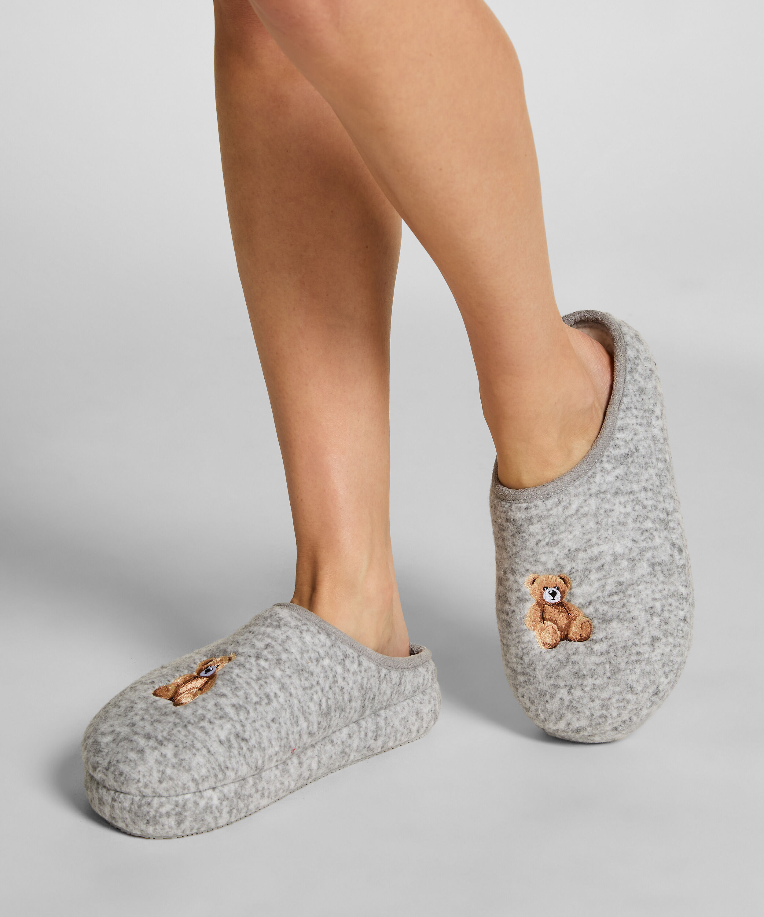 Pantoufles Ivy, Gris Pantoufles Ivy, Gris