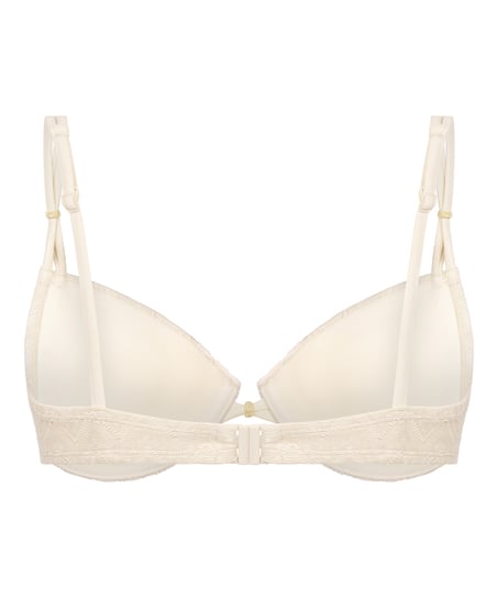 Crochet Bikini Top, Blanc