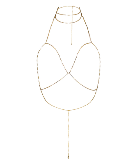 Body Chain Harnisch, Gelb