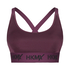 HKMX Sport-BH The Crop Logo Level 1, Lila