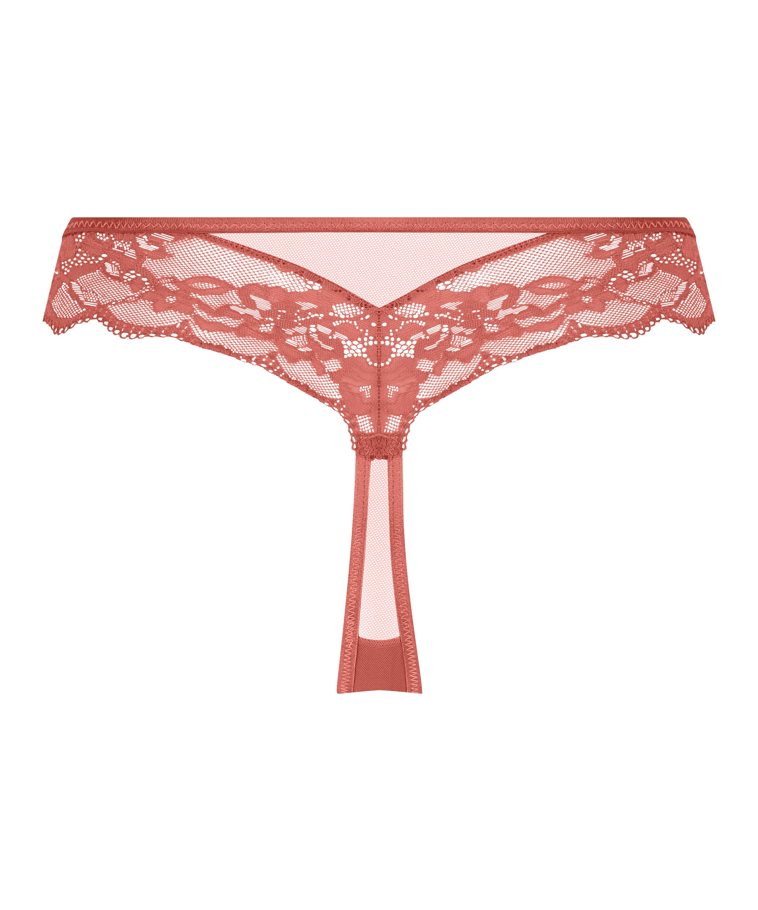 Slip brésilien Lorna, Rouge, main