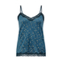 Cami Velours Lace, Blau