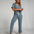 Pantalon en jersey Essential, Bleu