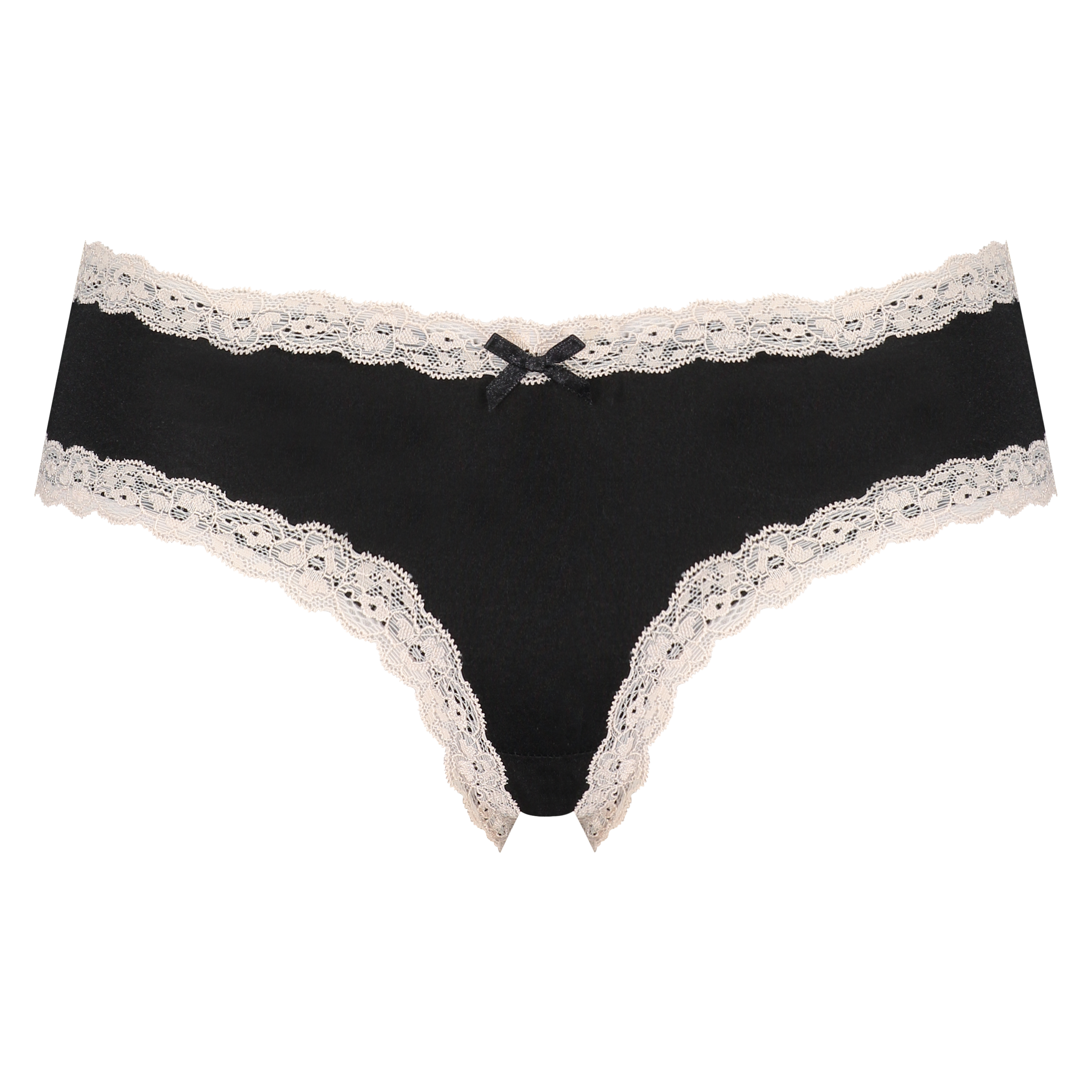 Slip brésilien V-shape micro, Noir, main