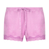 Short velours dentelle, Rose