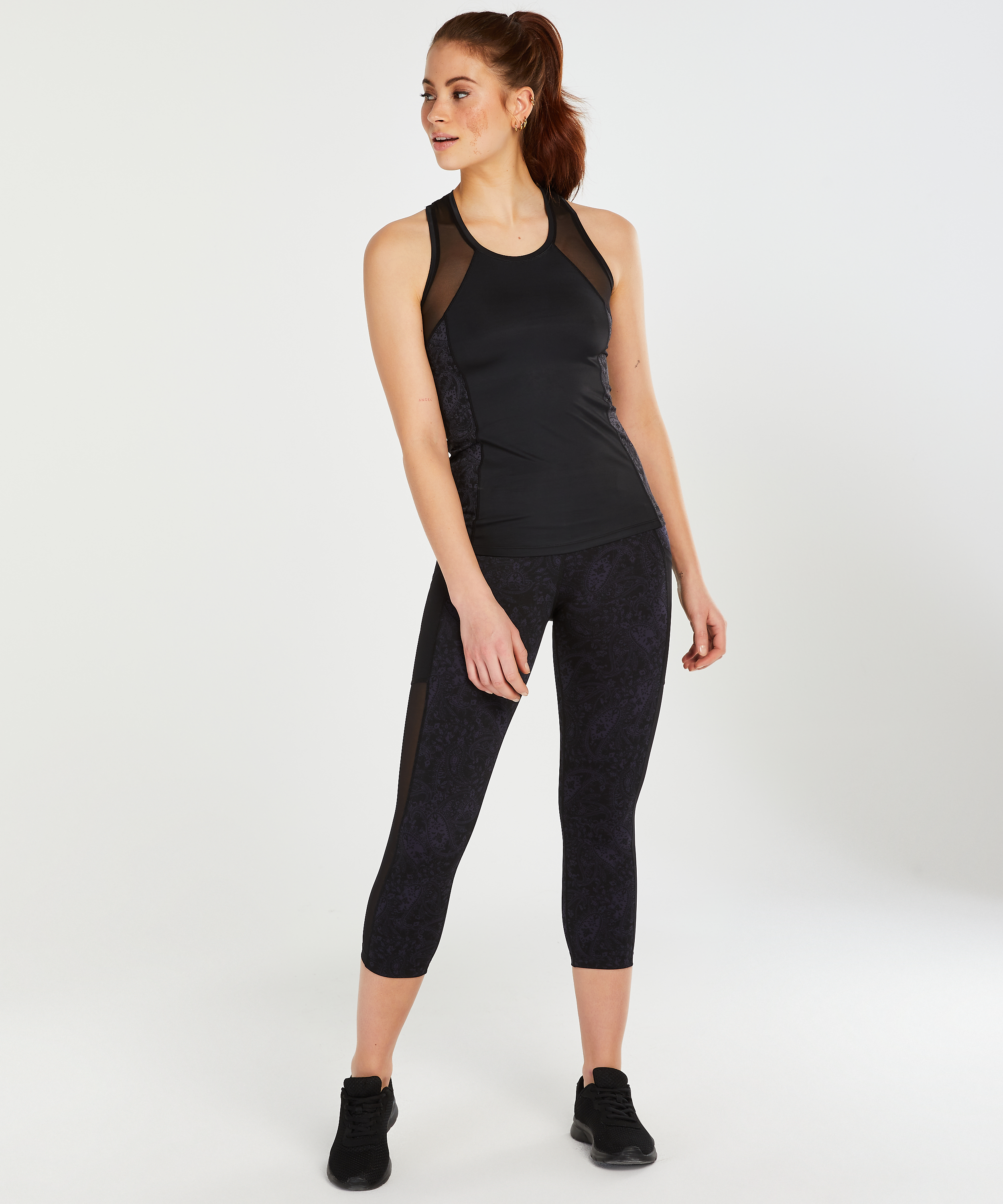 HKMX Oh My Squat High Waisted Capri, Schwarz, main