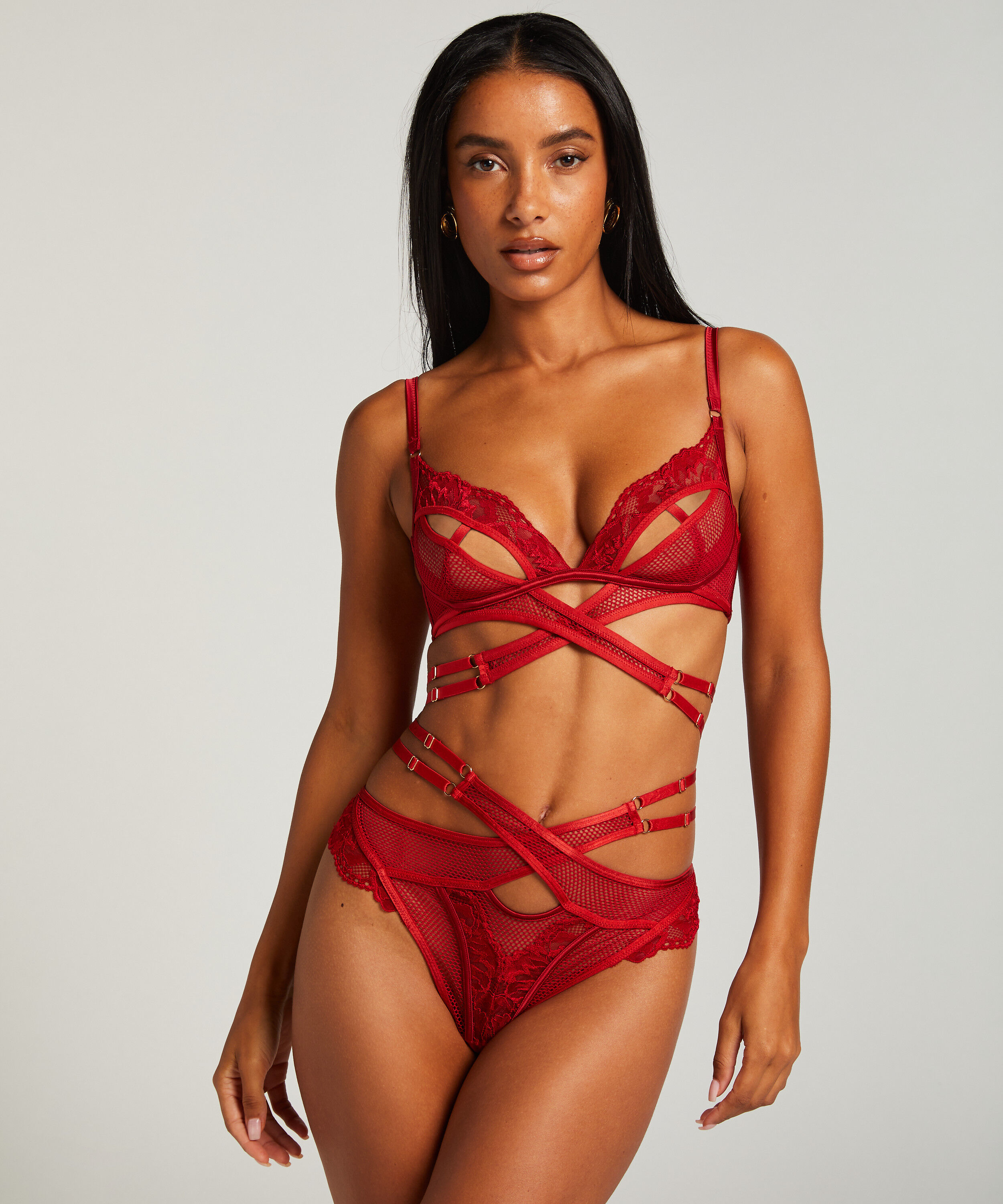 Bralette Pleasure, Rot
