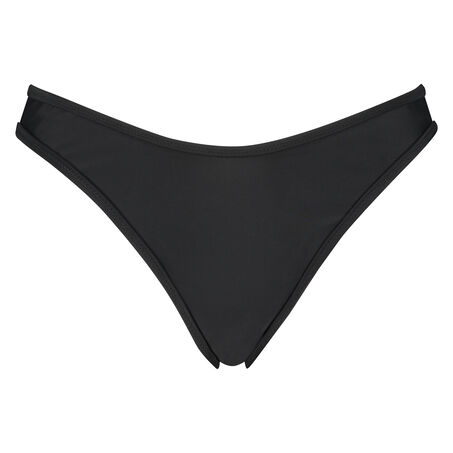Hoch ausgeschnittener Bikini-Slip Haze, Schwarz