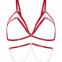 Bralette Chain Top, Rot