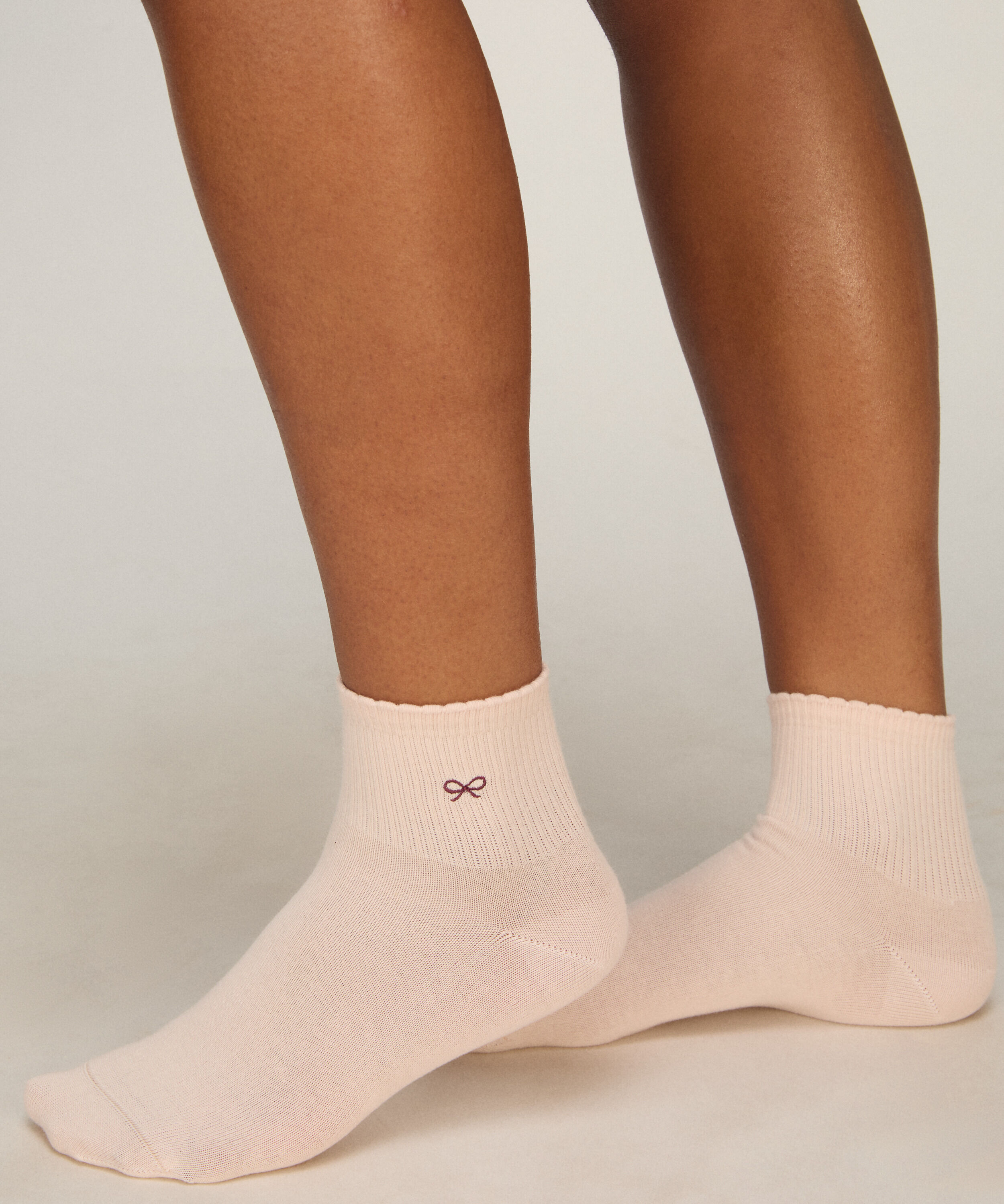 2 Paar Baumwoll-Half-Crew-Socken