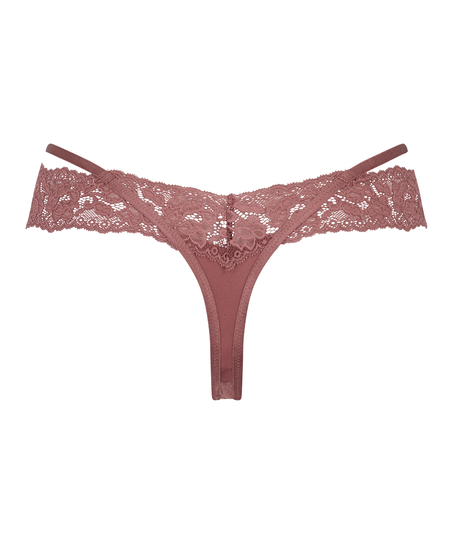 Extra niedriger V-String Elliena, Rot