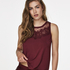 Top Jersey Lace, Rot