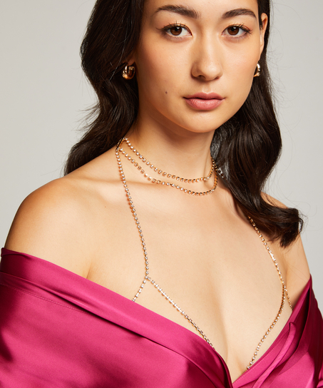 Body Chain Harnisch, Gelb