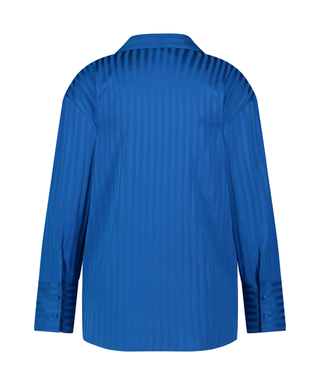 Veste à manches longues Satin, Bleu