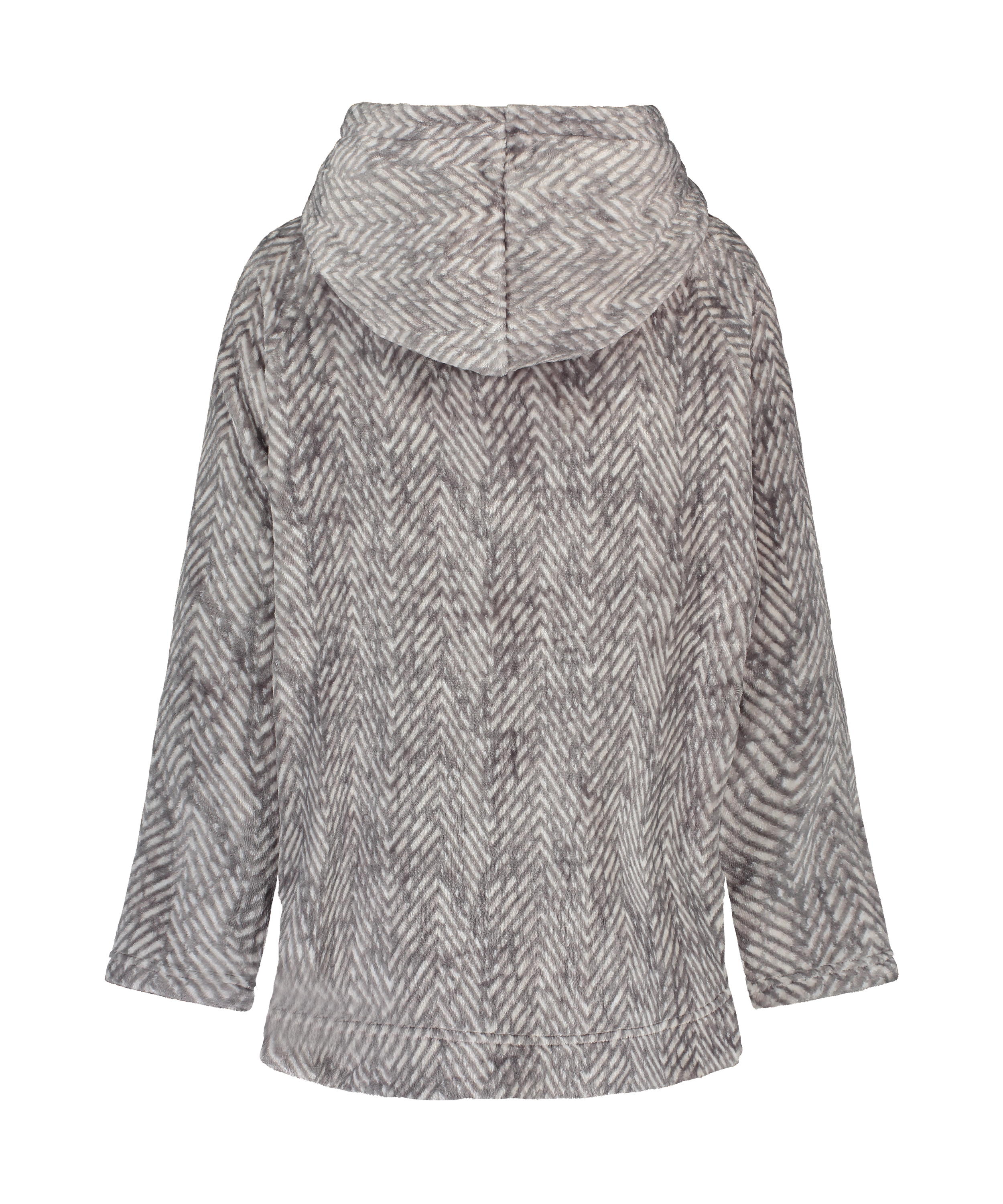 Gilet Flanelle Polaire, Gris, main