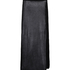 Jupe midi en crochet, Noir